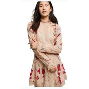 Koravilas Tessa Dress Floral Lace Cottagecore Coquette Dainty Boho Chic Sz 12